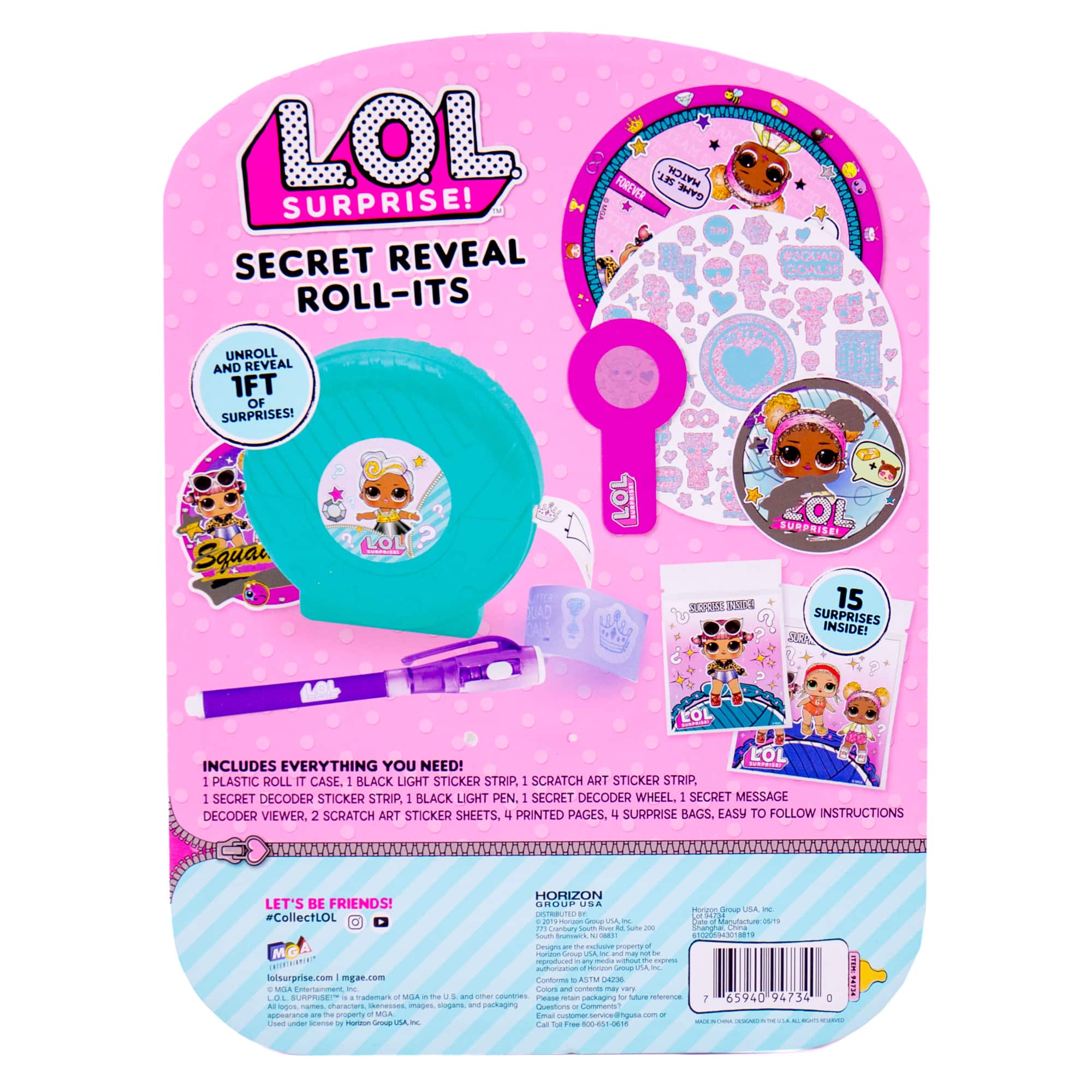 LOL Surprise Secret Reveal Roll-Its